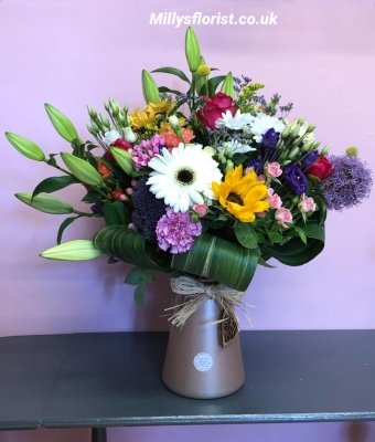Recycle Vase Arrangement.