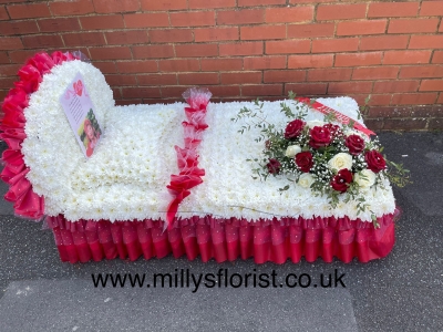 Bed Floral tribute