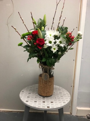 Christmas Vase Arrangement