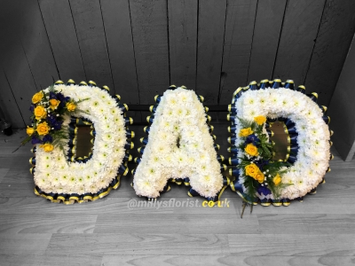 Dad tribute white based