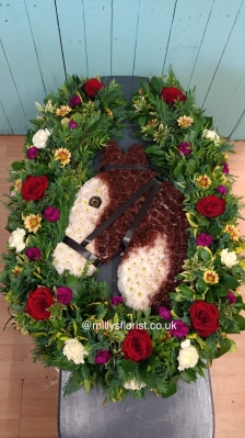Horse shoe and Head