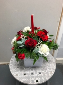 Christmas Cube With candle