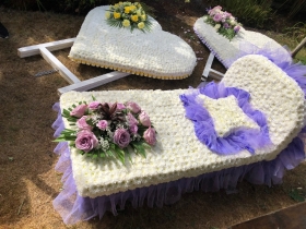 Bed Floral tribute