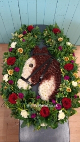 Horse shoe and Head